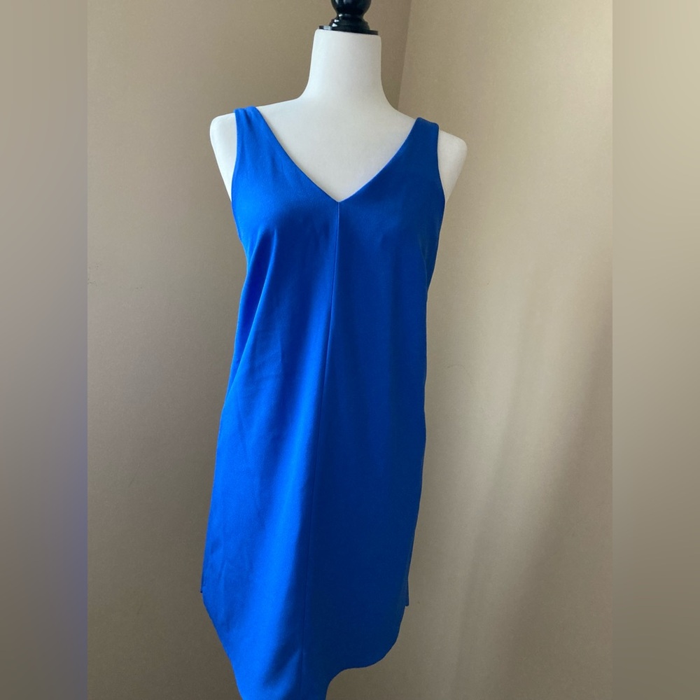 Banana Republic Blue Sleeveless Dress